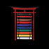 DYNAMICS-BUDO WALL MOUNTABLE BELT-DISPLAY RACK-1